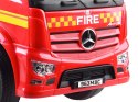 Jeździk Pchacz Licencja Mercedes Straż Pożarna Światło Dźwięk Oparcie