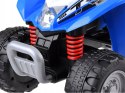 Quad na Akumulator Licencja Honda Ekoskóra LED Silnik 30W 6V Niebieski