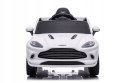 Aston Martin DBX na LIcencji 4 Silniki 12V Ekoskóra Piankowe Koła Biały