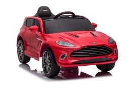 Aston Martin DBX na LIcencji 4 Silniki 12V Ekoskóra Piankowe Koła Czerwony