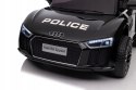 Audi R8 Policja na Licencji 2 Silniki 2x6V Ekoskóra Piankowe Koła Pilot