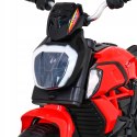 Motor Motorek na Akumulator dla Dzieci Światło Dźwięk Czerwony