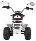 Motorek Skuter Chopper Ekoskóra 1 Silnik 6V Dźwięki Światło Biały