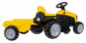 Traktor z Przyczepą na Akumulator 112cm Aku 6V Żółty