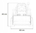 Traktor Spychacz dla Dzieci na Aku 6V Ruchoma Łyżka Dźwięki Żółty