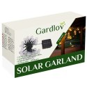 Girlanda Solarna 50 LED Ogrodowa Lampki Solarne Kuli Ogrodowe Świetlna