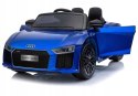 AUDI R8 SPYDER 2 Silniki 2x6V Ekoskóra Piankowe Koła Niebieskie