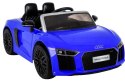 AUDI R8 SPYDER 2 Silniki 2x6V Ekoskóra Piankowe Koła Niebieskie