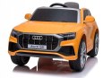 Audi Q8 Licencja 2 Silniki 12V Ekoskóra Piankowe Koła Żółte Lakierowane