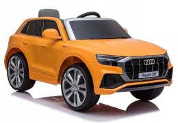 Audi Q8 Licencja 2 Silniki 12V Ekoskóra Piankowe Koła Żółte