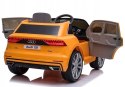 Audi Q8 Licencja 2 Silniki 12V Ekoskóra Piankowe Koła Żółte