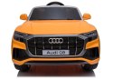 Audi Q8 Licencja 2 Silniki 12V Ekoskóra Piankowe Koła Żółte