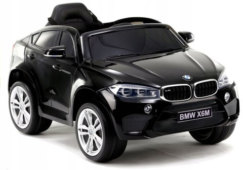 Auto BMW X6 2 Silniki 2x6V Ekoskóra Piankowe Koła Czarne