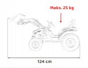 Koparka Traktor na Akumulator z Ruchomą Łyżką 2x35W 12V Żółty