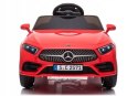 Mercedes CLS 350 Licencja 2x45W 12V Ekoskóra Piankowe Koła Czerwony