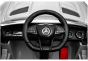 Mercedes GTR Srebrny Lakierowany 2 Silniki 2 x 6V Ekoskóra Piankowe Koła