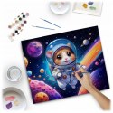 BEMI ASTRONAUTA OBRAZ MALOWANIE PO NUMERACH RAMA 40x50cm 30 FARB 3 PĘDZLE