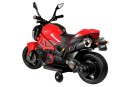 BEMI MOTOR MOTOREK CHOPPER NA AKUMULATOR 35W AKU 6V CZERWONY