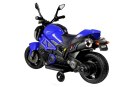 BEMI MOTOR MOTOREK CHOPPER NA AKUMULATOR 35W AKU 6V NIEBIESKIM