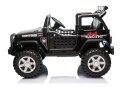 Auto Jeep Wojskowy 4x45W 12V Ekoskóra Piankowe Koła Pilot Lakier Czarny