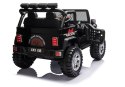 Auto Jeep Wojskowy 4x45W 12V Ekoskóra Piankowe Koła Pilot Lakier Czarny