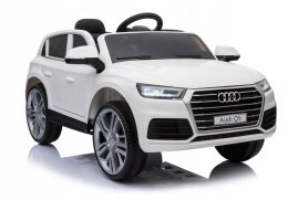 AUDI Q5 na Licencji 2x45W 12V Ekoskóra Piankowe Koła Białe