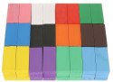 Drewniane Kolorowe Klocki Układanka Domino Duży Zestaw 1080el. Jakość