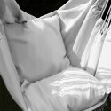 Fotel Wiszący Krzesło Brazylijskie Huśtawka Hamak Ogrodowy Poduszki Szare