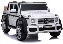 Mercedes Maybach G650 2x45W 12V Ekoskóra Piankowe Koła Biały