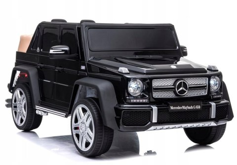 Mercedes Maybach G650 2x45W 12V Ekoskóra Piankowe Koła Czarny Lakier